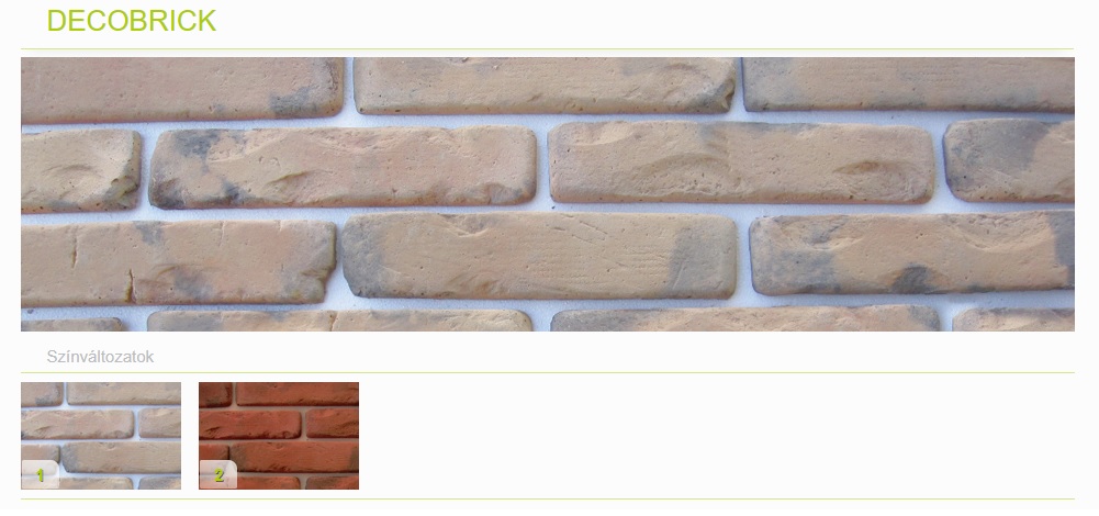 Deco Brick Kül- És Beltéri Falburkolat 300x65mm